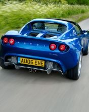 Blue car - wallpaper preview