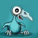 Oiseau Dessin Animé Mignon