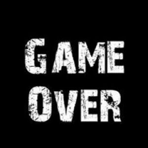 Typographie Game Over