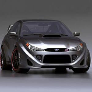 Voiture de Sport Argentée Élégante