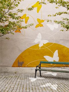 Papillons et Art Naturel