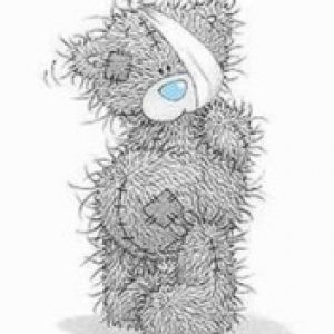 Teddy Bear Blessé Mignon