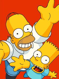 Homer et Bart Simpson