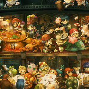 Personnages Fantaisie Mignons