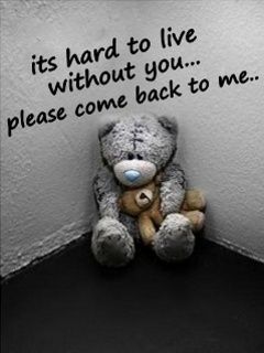 Teddy Bear Émotionnel avec Citation
