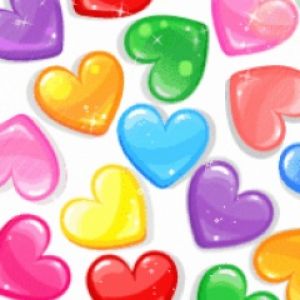 Motifs de Cœurs Colorés