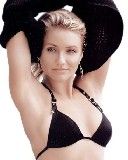 Modèle Glamour en Bikini Noir