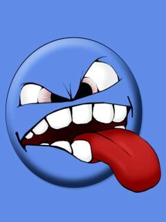 Émoji En Colère Amusant