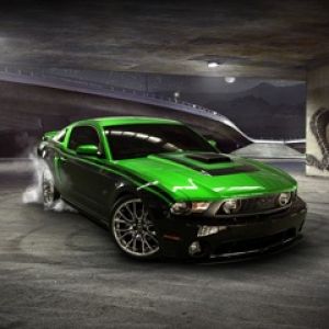 Voiture de Sport Verte