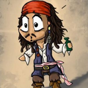 Dessin de Captain Jack Sparrow