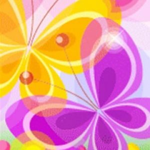 Papillons Colorés et Fleurs