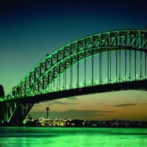Pont du Port de Sydney la Nuit