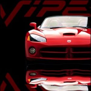 Dodge Viper Voiture de Sport Rouge