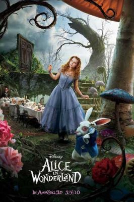 Scène Fantastique d'Alice au Pays des Merveilles