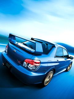 Subaru WRX Voiture Sportive Bleue