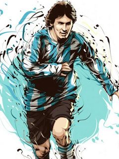 Art de Football de Lionel Messi