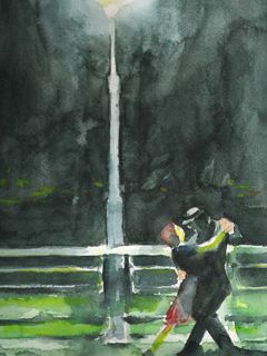 Danse Romantique Sous le Lampadaire