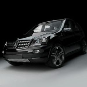 SUV Noir Mercedes
