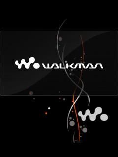 Design Abstrait du Logo Walkman