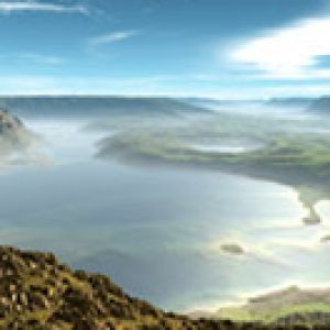 Paysage de Lac Serein