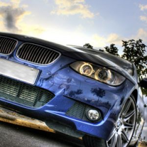 BMW Voiture Gros Plan