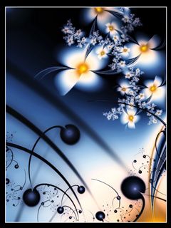 Design Abstrait Floral