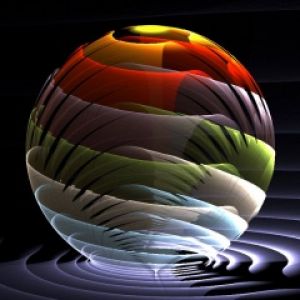 Sphère Abstraite Colorée