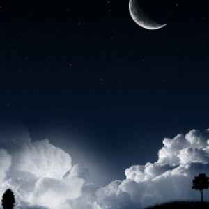 Ciel Nocturne avec Lune