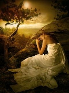 Fille Sereine dans la Nature