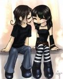 Illustration de Couple Mignon
