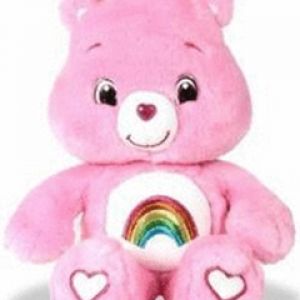 Ours Rose Mignon avec Arc-en-Ciel
