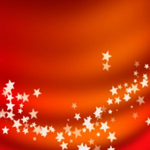 Fond Rouge Étoilé