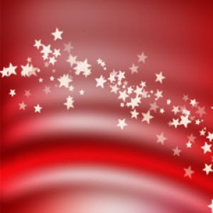 Fond Rouge Étoilé
