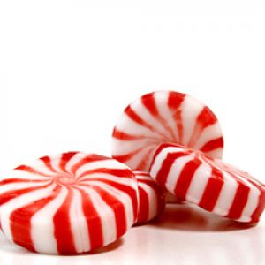 Bonbons à la Menthe Rouges et Blancs