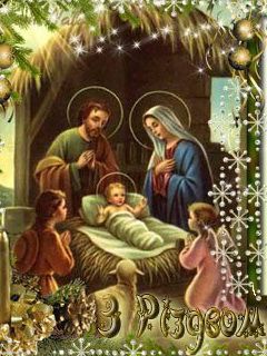 Scène de Nativité de Noël