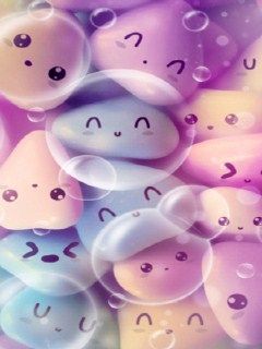 Formes Colorées et Adorables avec Sourires