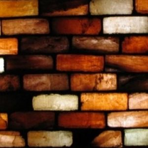 Motif de Mur en Briques Colorées