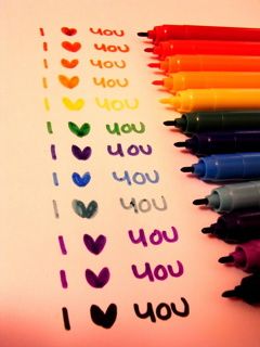 Art Coloré Je T'aime