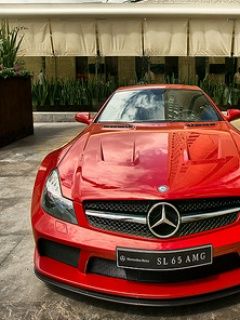 Mercedes-Benz SL65 AMG Rouge