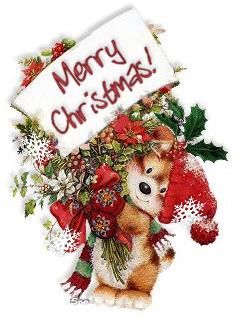 Chiot de Noël Mignon