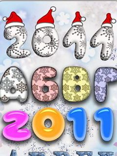 Design Coloré du Nouvel An 2011