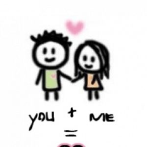 Toi + Moi Illustration d'Amour