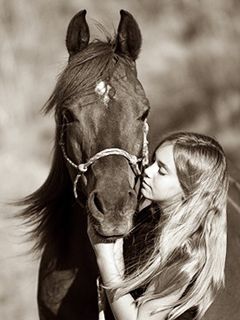 Fille avec Cheval