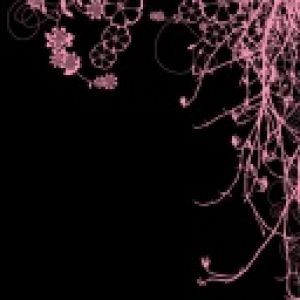 Design Abstrait Floral Rose