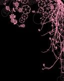 Design Abstrait Floral Rose