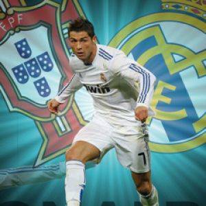 Action de Football Cristiano Ronaldo