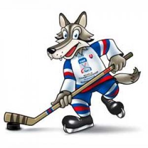 Mascotte Loup de Hockey