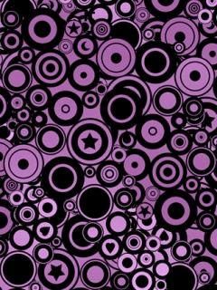 Design Abstrait de Cercles Violets