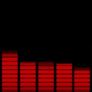 Visualisation d'Onde Sonore Rouge