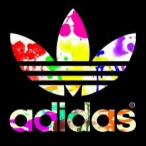Logo Adidas Coloré